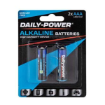 Pack of 2 Alkaline Batteries - Size AAA